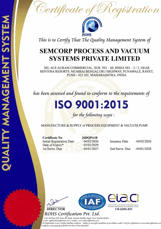 ISO 9001:2015 Certificate